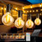 Catena Luminosa Esterno Solare 17M Luci Solari da Giardino con 24+1 Lampadine LED G40 Impermeabile Luci Gazebo da Esterno Solari per Giardino Patio Balcone Matrimonio Feste