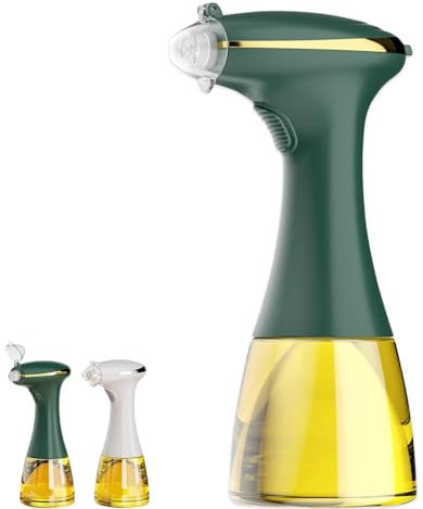 Spruzzatore elettrico per olio da 350 ml, nebulizzatore elettrico per cucinare, bottiglia di nebbia ricaricabile all'olio d'oliva per friggitrice ad aria, insalata, barbecue, cuocere, arrostire,