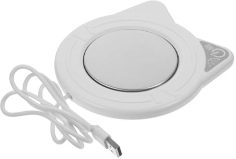 HOLIDYOYO 1ensemble Tasse Chauffante USB Réchauffeur De Mug Intelligent avec Arrêt Automatique Chaleur Équilibrée pour Bureau Et Maison pour Thé
