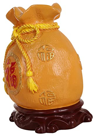 Toddmomy Sparschwein Aus Harz Tisch Dekoration Geld Taschen Neujahrsdeko Sparbox Statue Ornament Münzbehälter Für Schreibtisch