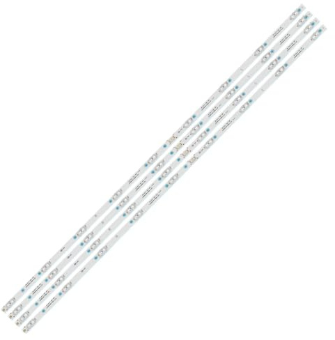 HCGX Replacement LED Backlight Strips for 50 Hisense TV: H50A6140, 50R6040E, 50R6E (JL.D50091330-003GS-M_V01) - 4 Strips/Set