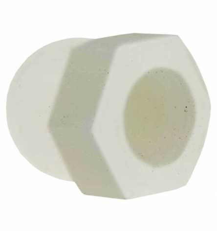 Reidl Hutmuttern hohe Form M 5 DIN 1587 Kunststoff blank 10 Stück