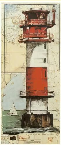 Kunstdruck/Poster: Ole West Kalkbasis - hochwertiger Druck, Bild, Kunstposter, 22x52 cm