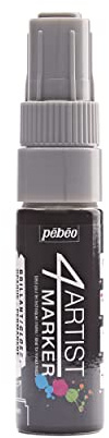 PEBEO INC 4Artist Marker, Oil Paint Marker, 8 mm - Silver
