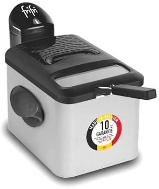 Frifri, F4528DUO, Pro Design Freidora, 4.5 liters, 2800w, Negro y blanco
