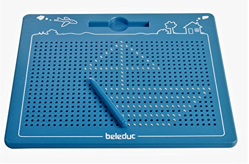 Beleduc Arts & Crafts Große magnetische Zeichentafeln - Zaubertafel mit Kugeln und magnetischem Stift