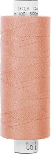 Stoffe Werning Amann Troja Nähgarn 500 m apricot Allesnäher Qualtitätsgarn 100% PES - Preis Gilt für eine Rolle