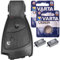 Repair Reparatur Satz Auto Schlüssel Set Austausch Gehäuse mit 2 Tasten + Drucktasten + Batterien kompatibel mit Mercedes W209 W169 W245 W203 R171