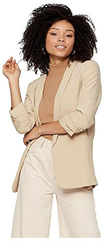 Pieces Women's Pcboss 3/4 Noos Blazer, White Pepper, L UK