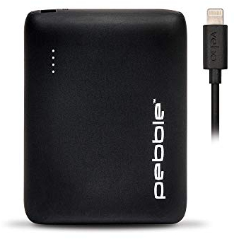 Veho Pebble PZ-10 10K mah PowerBank 12V Output with PD USB-C, VPP-013-PZ10-B (12V Output with PD USB-C Black Inc MFI Certified Lightning Cable)