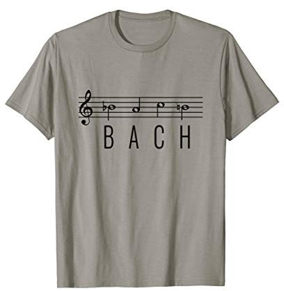 B-A-C-H Johann Sebastian Bach Noten T-Shirt