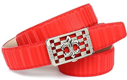 Anthoni Crown Damen Ledergürtel Gürtel Modell 4ALN3D