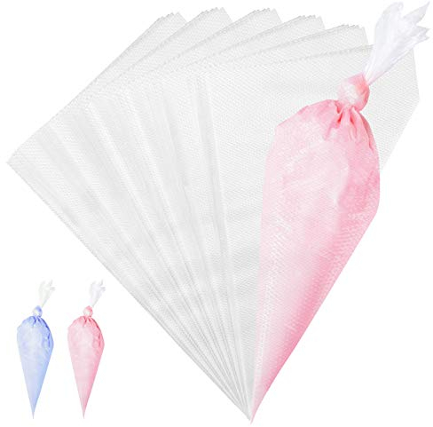 Lot de 100 Poches à Douille Jetables Anti-éclatement, FantasyDay 55cm Très Épais Antidérapant Poches a Douille Pâtisserie Piping Bags pour Douilles de Glaçage Coupleurs Cupcake Gâteaux Biscuits Outils