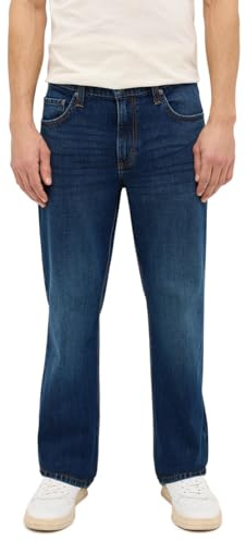 MUSTANG herrjeans byxor stil Big Sur, Denim blå (5000-982), 30W / 32L