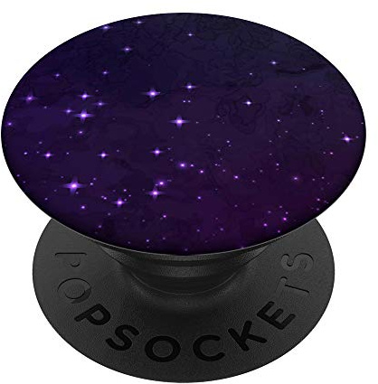 Galaxy Raum in Blau, Rosa, Lila AEHP446 PopSockets PopGrip: Ausziehbarer Sockel und Griff für Handys/Tablets mit Tauschbarem Top