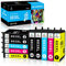 LeciRoba 603xl druckerpatronen Ersatz für epson druckerpatronen 603 und epson 603xl Multipack für Epson XP 2100 XP 2150 XP 3100 XP 3150 XP 4100 XP 4150 Workforce WF 2810 WF2820 WF 2840 WF 2870 (10PK)
