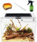 Reptile Growth Kit terrarium pour reptile,30.5x17.8x22.9 cm,Cages d'habitat pour amphibiens,Avec flacon pulvérisateur, pince à épiler, bol d'alimentation avec ventouse pour dragon barbu et lézard