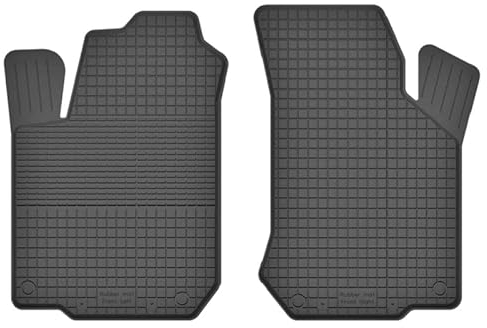 Gummimatten Automatten Gummifussmatten Gummi Fußmatten für VW Lupo Bj. 1998-2005 VORNE Fahrer-und Beifahrermatte Uu
