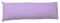 British Home Bedding Bolster Pillow Case Long Body Orthopaedic Support Maternity Pregnancy Pillow Case (Small Double 4ft 19 X 48, Lilac)
