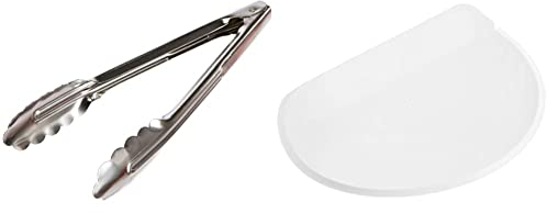 DE BUYER -4788.24N -pince cafet./viennoiseries pm 24cminox & 4858.00N -raclette coupe pate ronde polyethylene