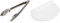 DE BUYER -4788.24N -pince cafet./viennoiseries pm 24cminox & 4858.00N -raclette coupe pate ronde polyethylene