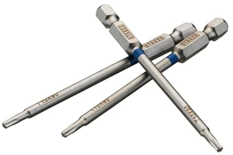 STROXX® Bits 3er |verschiedene Größen| PH1 | PH2 | PH3 | PZ1 | PZ2 | PZ3 | TX10 | TX15 | TX20 | TX25 | TX30 | Bits | Bitsortiment | Schraubenbit | mit Farbcode (TX10)