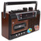 Reproductor de Casete, Reproductor de Casete Retro Boombox AM/FM/SW1/SW2 Radio Boombox de Grabación Portátil, Soporte de Almacenamiento Y USB, con Conector para Auriculares Y Altavoz Grande(EU)