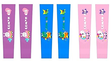 LYCICILI arm Sleeve Gaming 3 Paar Kinder Outdoor Sommer UV-Schutz Armstulpen – schnell trocknend