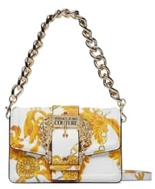 Versace Tasche Jeans Couture Umhängetasche S chain print 75VA4BFC ZS807 G03 weiß, mehrfarbig