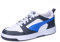 PUMA Rebound V6 Lo Jr, Sneaker Unisex - Bambini e Ragazzi, Puma White Hyperlink Blue Galactic Gray, 38 EU