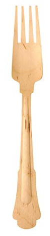50 Gabeln, Holz pure 19,5 cm Vintage