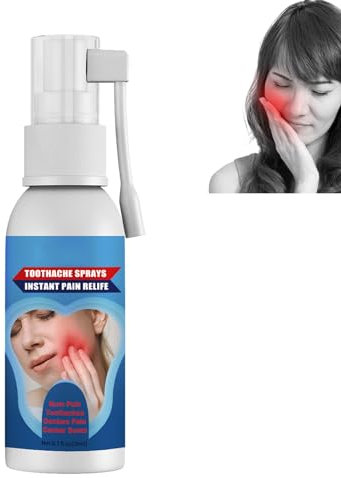 KOAHDE Zahnschmerzen Reparatur Spray,Zahnschmerzen Sprays,Kräuter-Mundpflege-Spray,Rapid Relief Dental Spray,Zahnschmerzen Zahnfleischgewebe Spray,Sprays Sofort Zahnschmerzen Linderung Zahnschmerzen