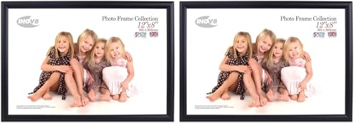 Inov8 Framing PFVS-VBLK-128 Frames, Black, 12 x 8 inch (Pack of 2)