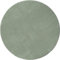 the carpet Relax Weicher, Badezimmerteppich, Bad Set, Badematte, Badvorleger, Anti-Rutsch Unterseite, Waschbar bis 30 Grad, Super Soft, Felloptik Grün, 120 x 120 cm Rund
