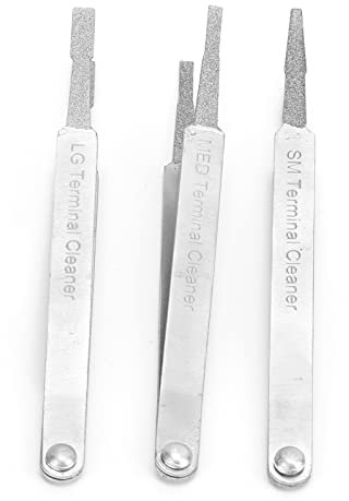 3PCS Terminal Cleaning Kit for Small Electrical Connector Pins, Remove Corrosion, Extend Service Life