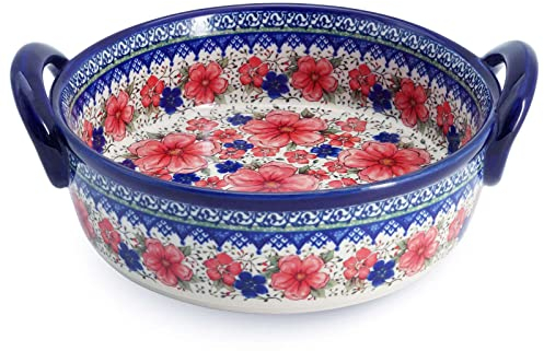 Fuentes Para Hornear Con Asa, Cacerola Pequeña Para Horno De Cerámica, Fuente Redonda Para Lasaña Profunda-cártamo-redondo 950ml