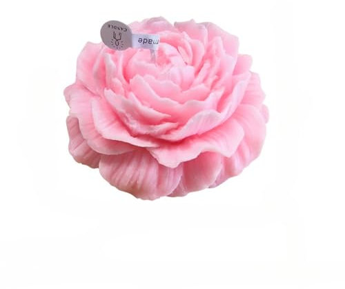 Candele profumate a forma di peonia, candele per aromaterapia, regalo di compleanno per lei, regalo per la festa della mamma per le donne (rosa)