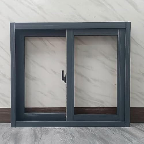 Ventanas deslizantes horizontales para sótano, montaje empotrado, cobertizo, ventanas para sótano, baño, garajes, restaurante, cocina, techo, ventana, repuesto, tamaño personalizado, 46 x 20 pulgadas,