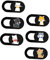 OSALADI 6pcs Laptop Camera Slide Cover Webcam Cover for Notebook Slide to Open/close Attractive Pattern
