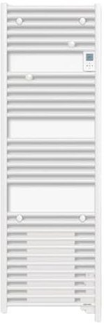 Sèche-serviettes ATLANTIC – Doris digital – 1000+1000W – Avec soufflerie – Blanc brillant – 851246