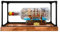 Espositore in acrilico per Lego 21313, modello nave in bottiglia, scatola antipolvere da 3 mm, compatibile con Lego 21313 (modello non incluso) (telaio in lega da 3 mm, nero e marrone)