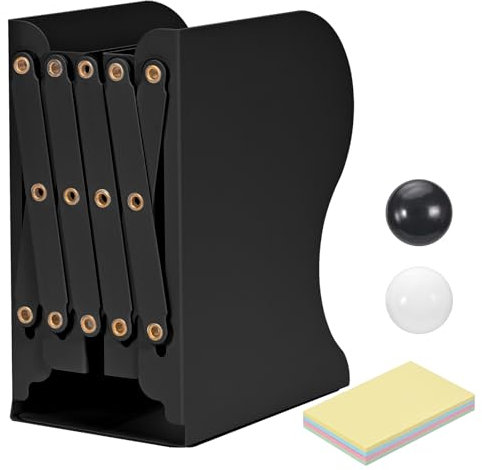 Szaboviktoria sujetalibros, estantería ajustable y extensible, sujetalibros antideslizante para el hogar, soporte para revistas y documentos,Organizador de Escritorio,Apoya Libros para Oficina