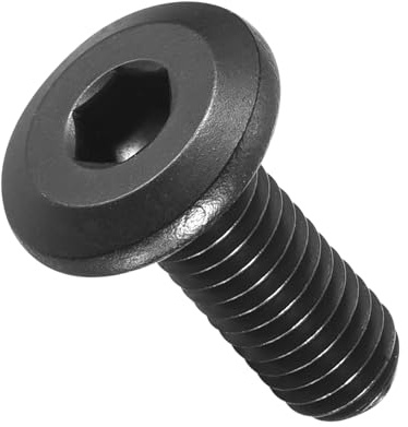 METALLIXITY Flat Head Hex Socket Cap Screws Bolts(1/4-20x3/4) 20Pcs, 304 Stainless Steel Hex Socket Furniture Bolts Screws - for Furniture Woodworking Project, Black
