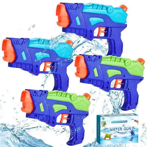Wasserpistolen für Kinder, Wasserpistolen Spritzpistolen für Schwimmbad im Freien