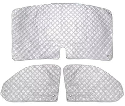 Sonnenschutz Auto Frontscheibe Für VW T4 T5 T6 Für Campervan 1990-2003 2000 2001 2002 Interne Thermo-Jalousien Fensterabdeckung Blind Frontscheibenabdeckung(B)