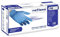 Reflexx R70 / M Guantes de nitrilo sin polvo, mediano, azul claro, paquete de 100