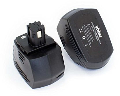 vhbw 2X Batterie Compatible avec Hilti SF4000-A, SF4000, SF180A, SF180-A, SF180, SFH181A, SFH181, SF4000A Outil électrique (3300 mAh, NiMH, 18 V)
