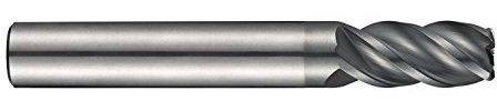 Dormer S26214.0XR0.5 Schaft-Eckradius Schaftfräser, AlCrN Beschichtung, HM, 0,5 mm Nutradius, 14 mm Kopfdurchmesser, 32 mm Nutlänge, 83 mm volle Länge