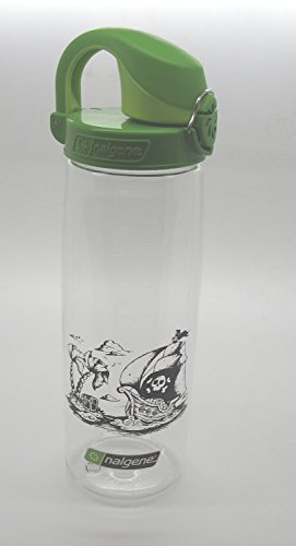 TR Nalgene Trinkflasche 'Everyday OTF' - 0,7 L transparent-grün, Pirat