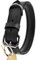 Schnüffelfreunde Halsband für Hunde aus Leder, Hundehalsband für den großen, mittleren und kleinen Hund, Lederhalsband gepolstert, robust (XL - 46-55cm, Schwarz)